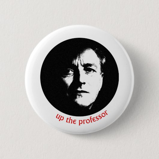 De professor ronde button 5,7 cm (Voorkant)