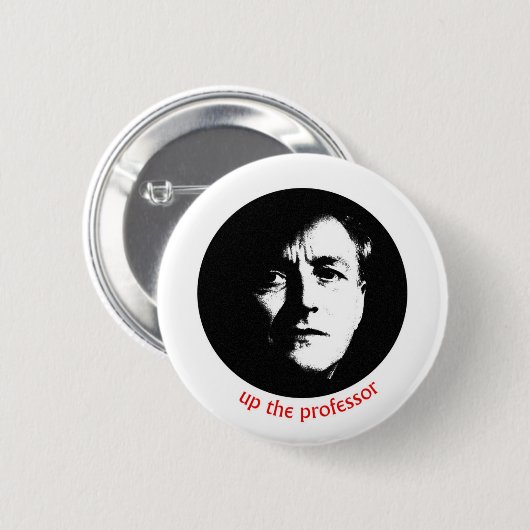 De professor ronde button 5,7 cm (Voorkant /achterkant)