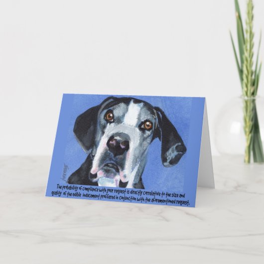 De professor Wenskaart Kaart (Voorkant)