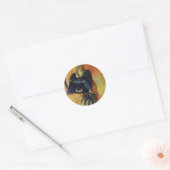 De Profetische Vogel Ronde Sticker (Envelop)