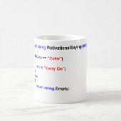 De programmeurs houden kalm en dragen Mok over (Center)