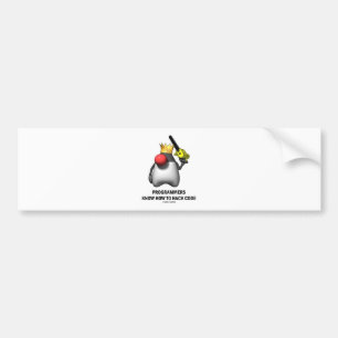 De programmeurs weten hoe te om code (open bron) t bumpersticker