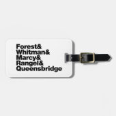 De projecten bagagelabel (Voorkant horizontaal)