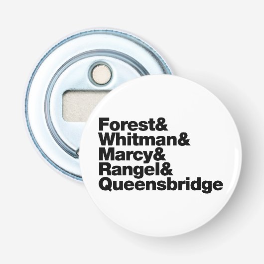 De projecten button flesopener (Voorkant)