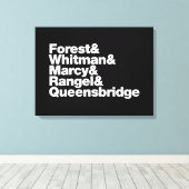 De projecten canvas afdruk (Insitu (Houten vloer))