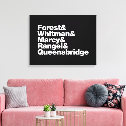 De projecten canvas afdruk (Insitu (Woonkamer))