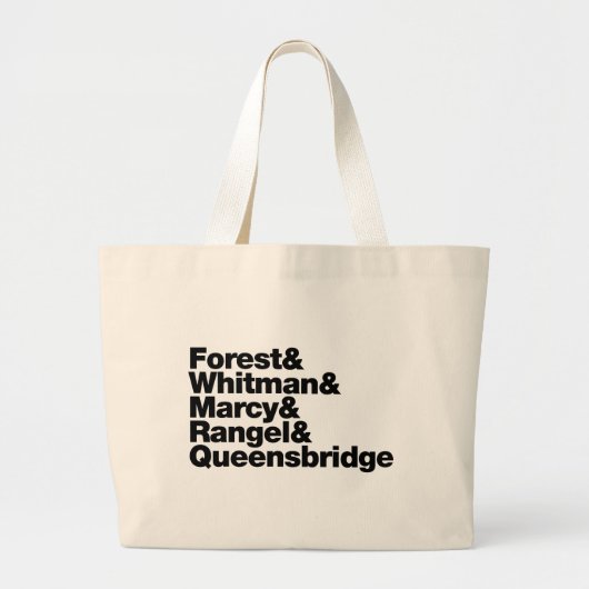 De projecten grote tote bag (Voorkant)