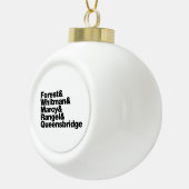 De projecten keramische bal ornament (Rechts)