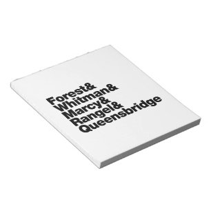 De projecten notitieblok