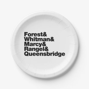 De projecten papieren bordje