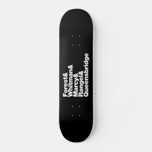 De projecten skateboard (Voorkant)