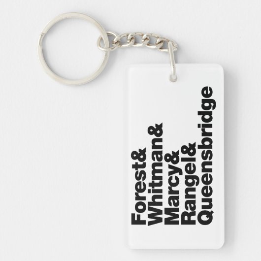 De projecten sleutelhanger (Voorkant)