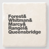 De projecten stenen onderzetter (Voorkant)