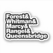 De projecten sticker (Voorkant)