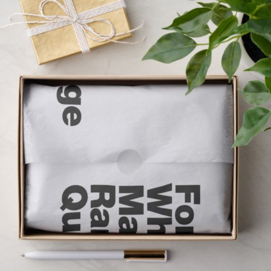 De projecten tissuepapier (Geschenk)