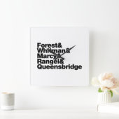 De projecten vierkante klok (Huis)