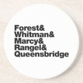 De projecten zandsteen onderzetter (Voorkant)