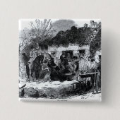 De projectie vierkante button 5,1 cm (Voorkant)