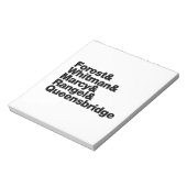 De Projects Notitieblok (Linkerzijde)