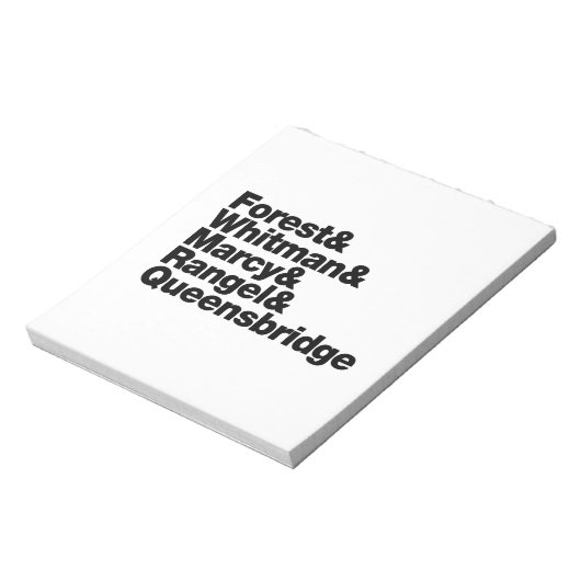 De Projects Notitieblok (Linkerzijde)