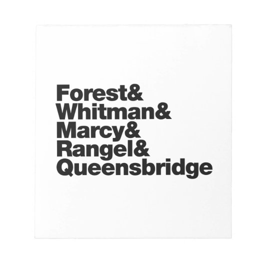 De Projects Notitieblok (Voorkant)