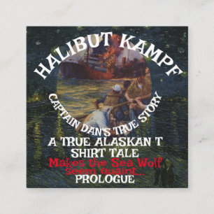 De proloog van kapitein Dan van de heilbot Kampf Informatiekaartje