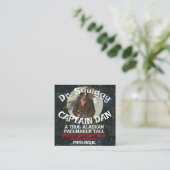 De proloog van kapitein Dan van de heilbot Kampf Informatiekaartje (Staand voorkant)