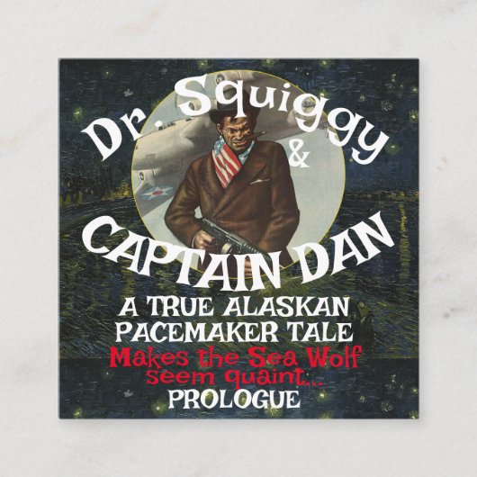 De proloog van kapitein Dan van de heilbot Kampf Informatiekaartje (Voorkant)