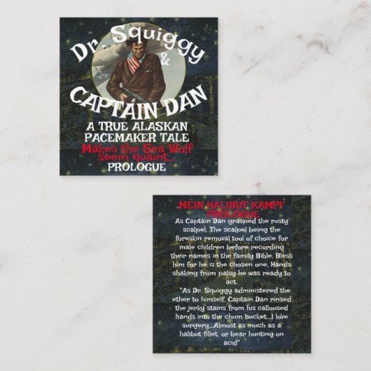 De proloog van kapitein Dan van de heilbot Kampf Informatiekaartje (Voorkant / Achterkant)