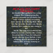 De proloog van kapitein Dan van de heilbot Kampf Informatiekaartje (Achterkant)