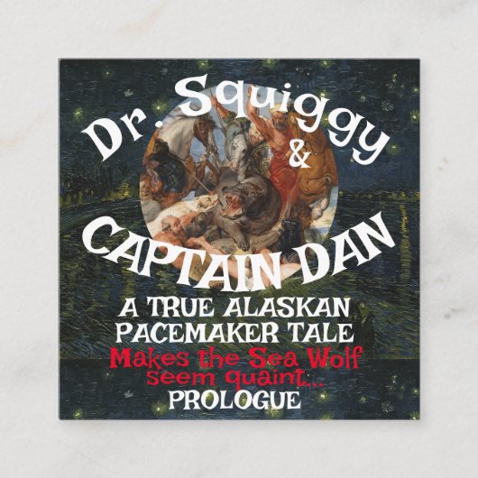 De proloog van kapitein Dan van de heilbot Kampf Informatiekaartje (Voorkant)