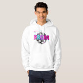 De Prom Over Head Hoodie Wit Unisex (Voorkant volledig)