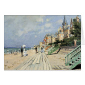 De promenade bij Trouville van Claude Monet (Voorkant Horizontaal)