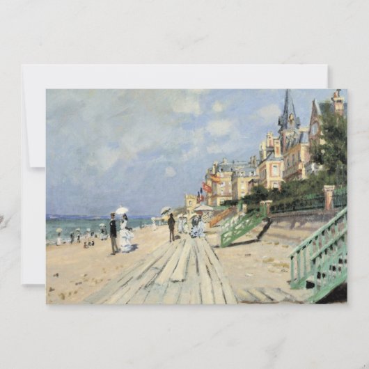 De promenade bij Trouville van Claude Monet (Voorkant)