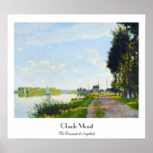 De promenade in Argenteuil Claude Monet Poster (Voorkant)