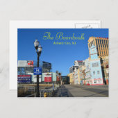 De promenade in Atlantic City Briefkaart (Voorkant / Achterkant)