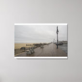 De promenade in Belmar New Jersey Canvas Afdruk (Voorkant)