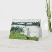De Promenade met spoorbrug van Monet, Kaart (Voorkant)