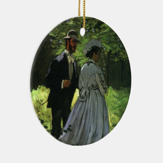 De promenaders (de rollen) van Claude Monet Keramisch Ornament (Rechts)