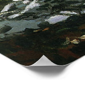 De promenaders (de rollen) van Claude Monet Poster (Hoek)