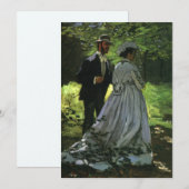 De Promenaders, ook bekend als De Wandelaars door  Kaart (Voorkant / Achterkant)