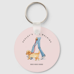 De promotionele schattige Sleutelhanger van Dog Wa