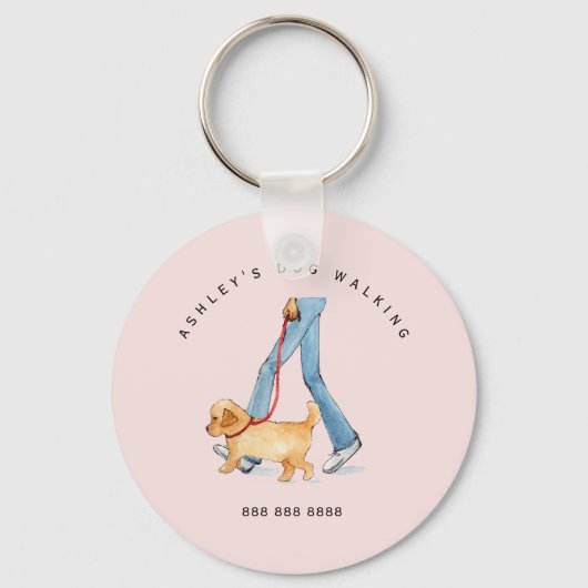 De promotionele schattige Sleutelhanger van Dog Wa (Voorkant)