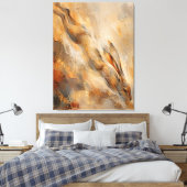 De prooi achtervolgd – trilogie deel één canvas afdruk (Insitu (Slaapkamer))