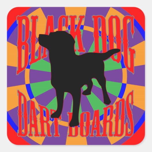 De Prospector Vierkante Sticker (Voorkant)