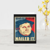 De protestantse Reformatiedag Martin Luther Kaart (Gele Bloem)