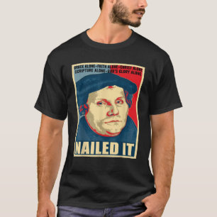 De protestantse Reformatiedag Martin Luther T-shirt