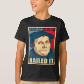 De protestantse Reformatiedag Martin Luther T-shirt (Voorkant)