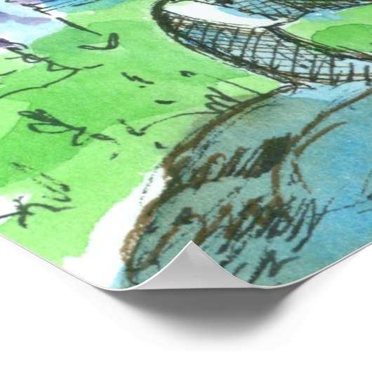 De Proverbs van de manuscripten 3:13 de Bijbel gel Poster (Hoek)