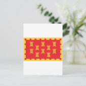 De provinciale vlag van Greater Manchester Briefkaart (Staand voorkant)
